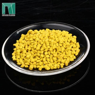 High quality Yellow color masterbatch manufacturer NUOSEN